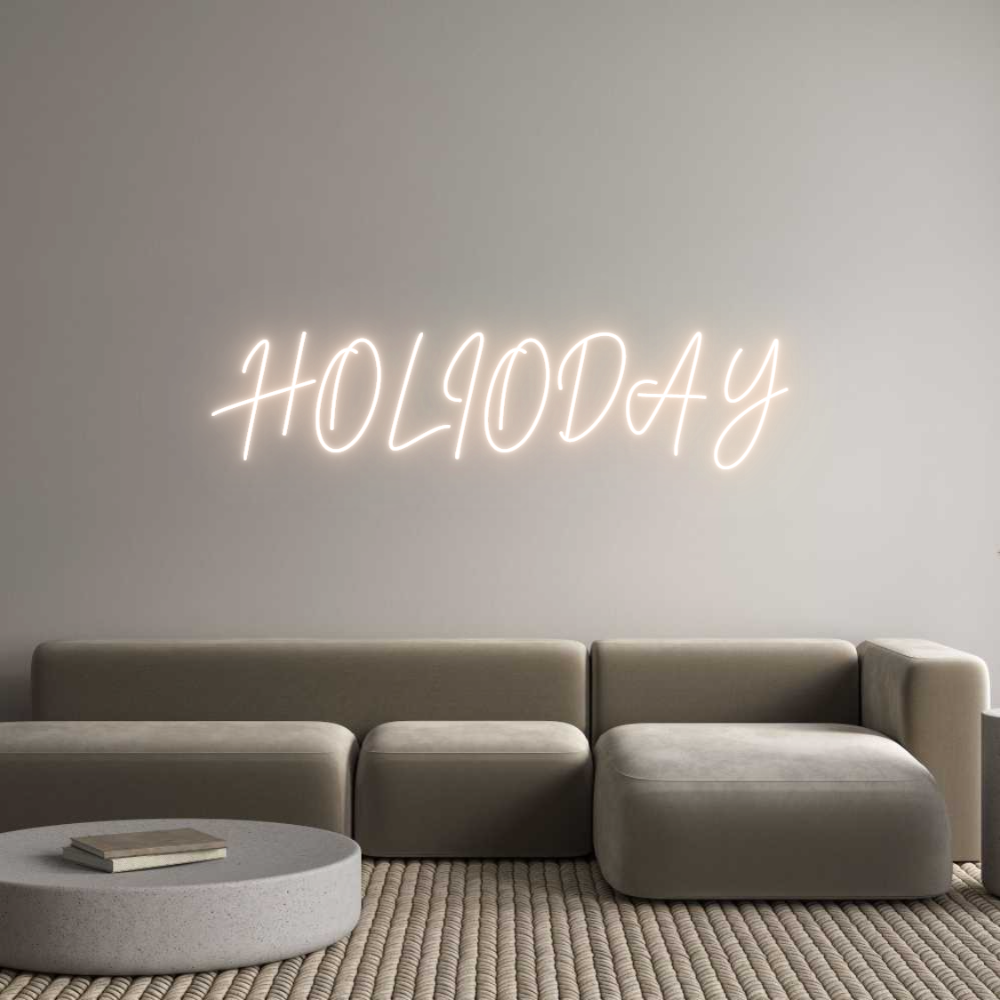 Custom Neon: HOLIODAY