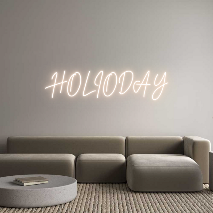 Custom Neon: HOLIODAY