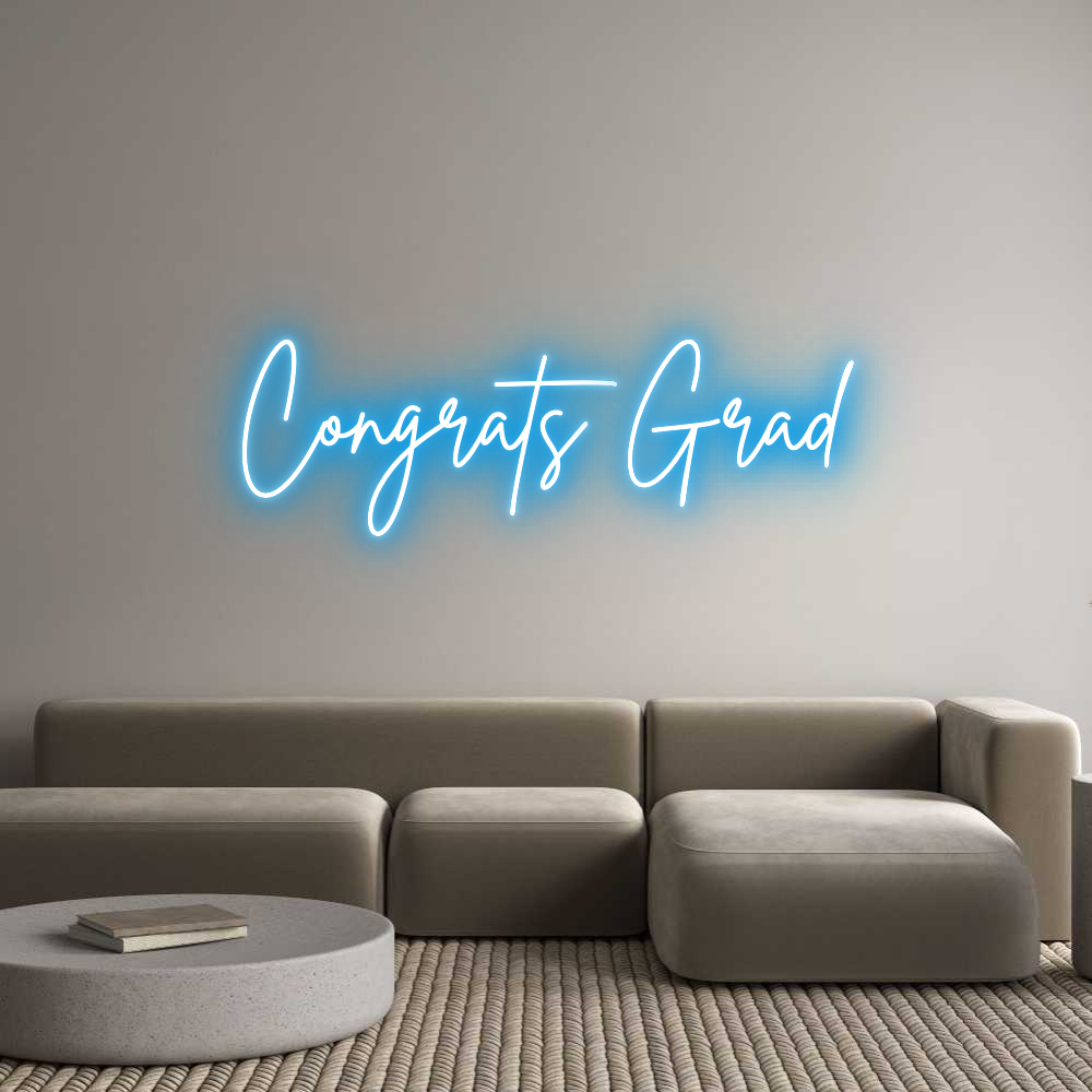Custom Neon: Congrats Grad