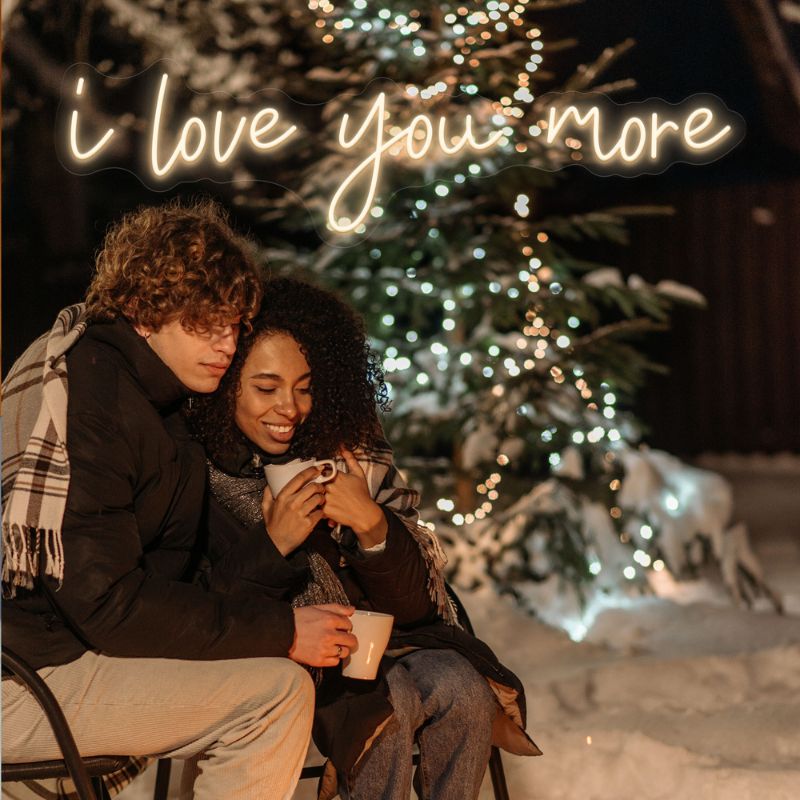 SELICOR I Love You More Neon Wedding Decor