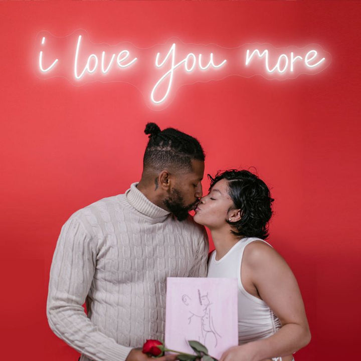 SELICOR Illuminated Wedding Sign I Love You More
