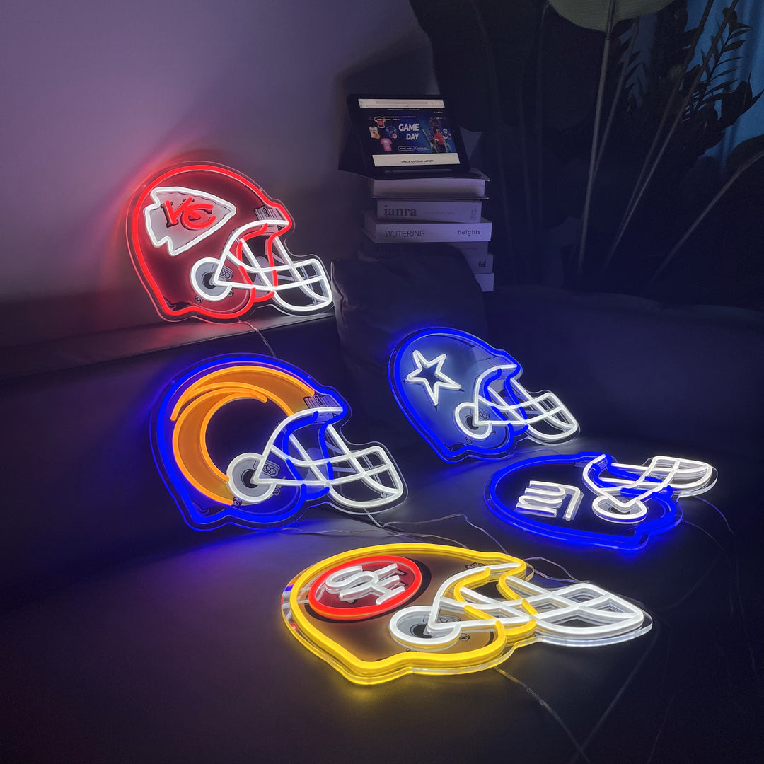 SELICOR Neon Helmet  Signs