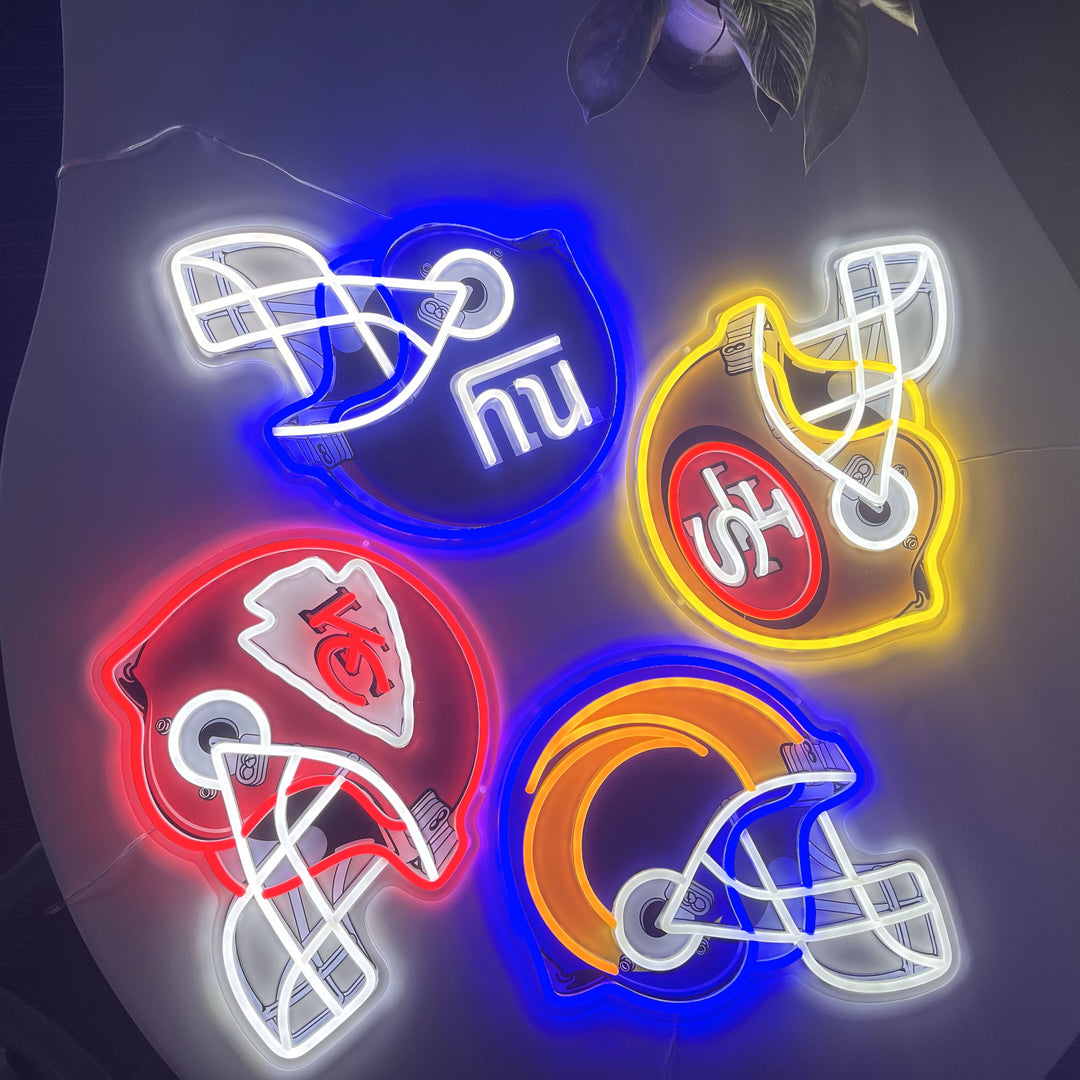 SELICOR Neon Helmet  Signs