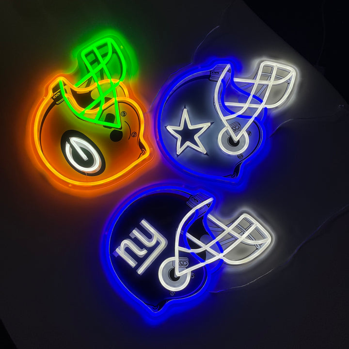 SELICOR Neon Helmet  Signs