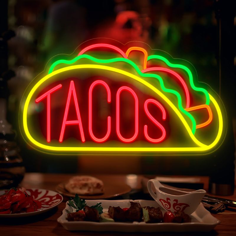 SLIEOCR Tacos LED Neon Sign – SELICOR