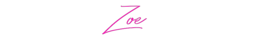 Custom Neon: Zoe