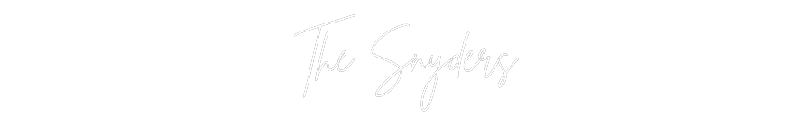 Custom Neon: The Snyders