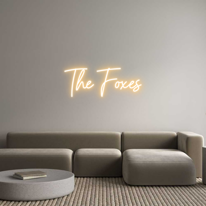 Custom Neon: The Foxes