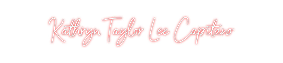 Custom Neon: Kathryn Taylo...