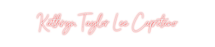Custom Neon: Kathryn Taylo...