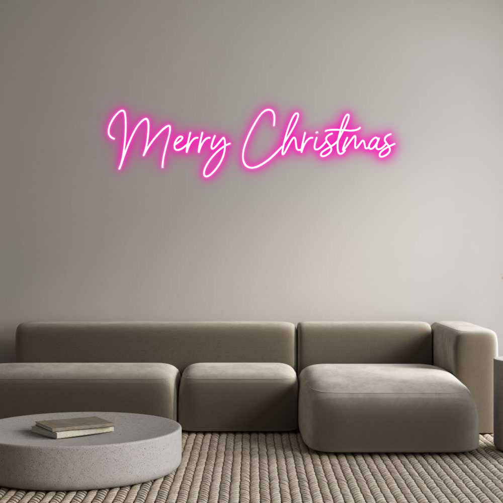 Custom Neon: Merry Christmas
