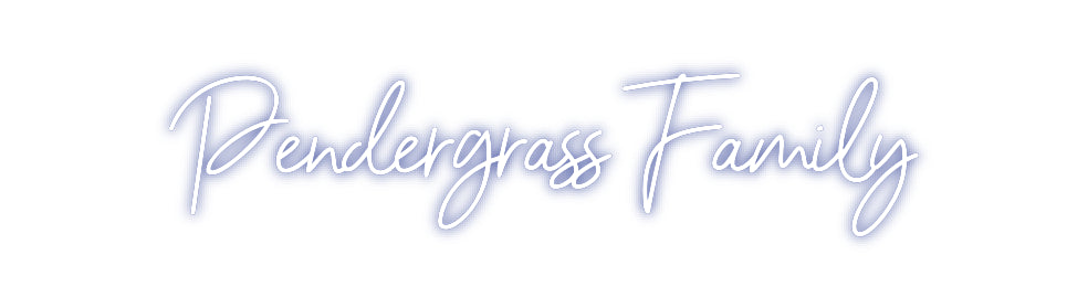 Custom Neon: Pendergrass F...