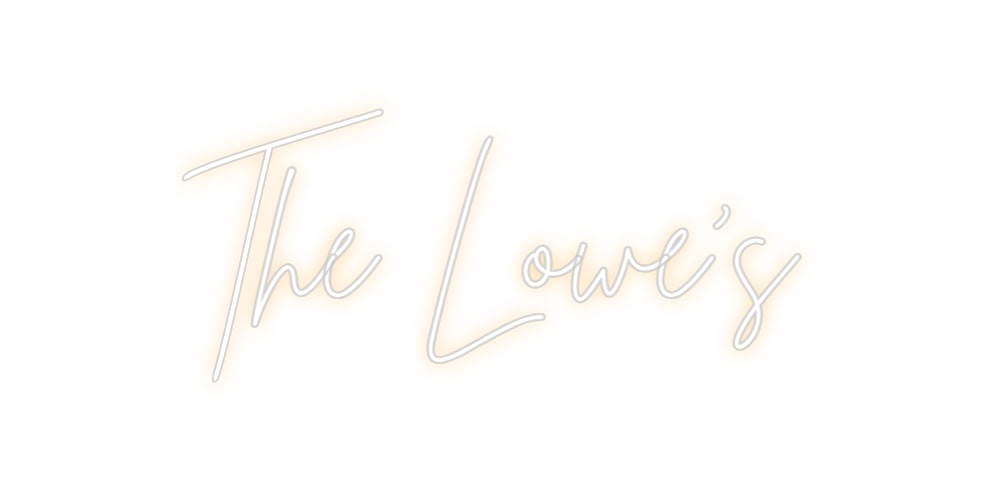 Custom Neon: The Lowe's