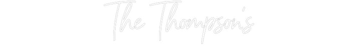 Custom Neon: The Thompson’s