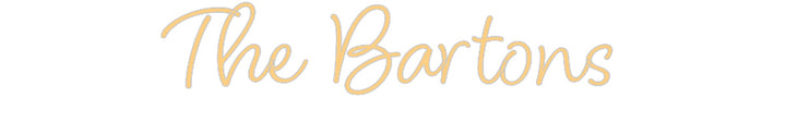 Custom Neon: The Bartons