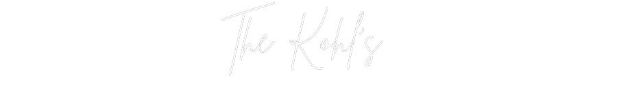 Custom Neon: The Kohl’s