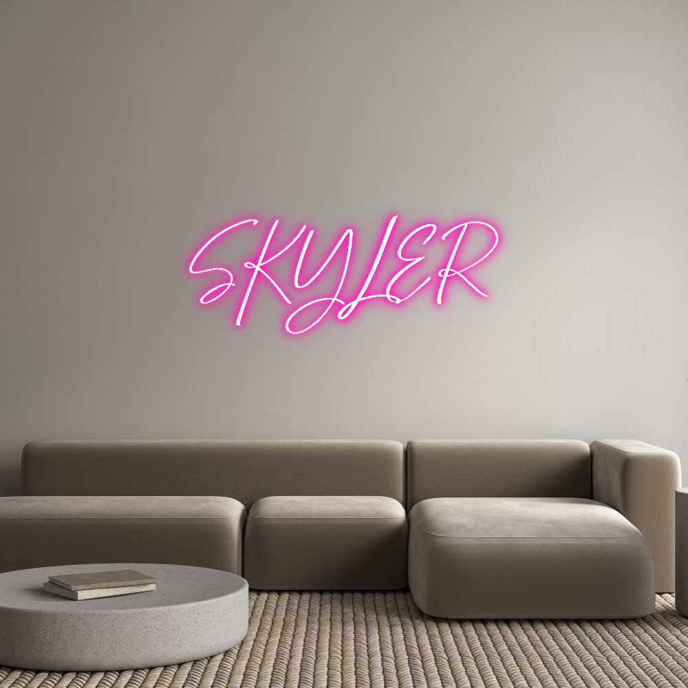 Custom Neon: SKYLER