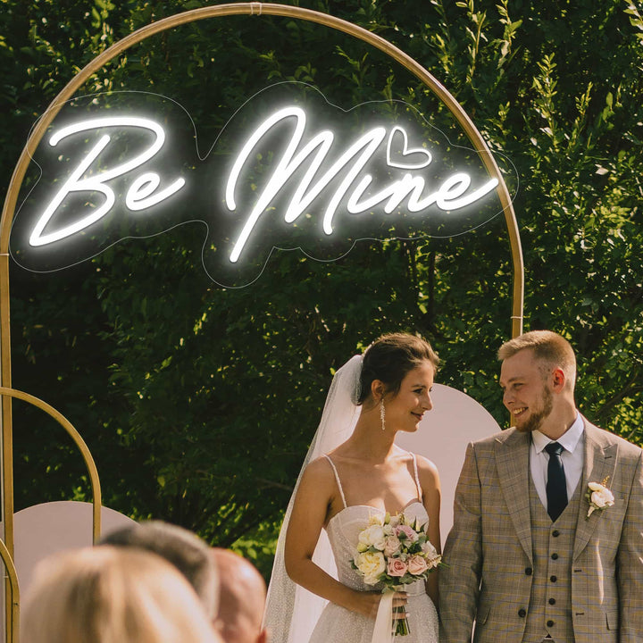 selicor be mine custom  wedding neon sign