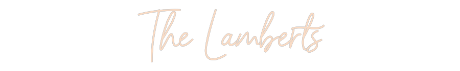 Custom Neon: The Lamberts