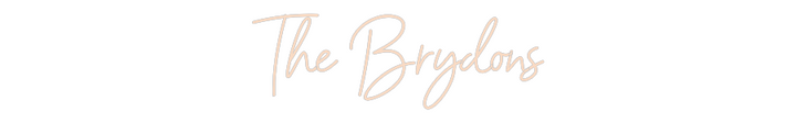 Custom Neon: The Brydons