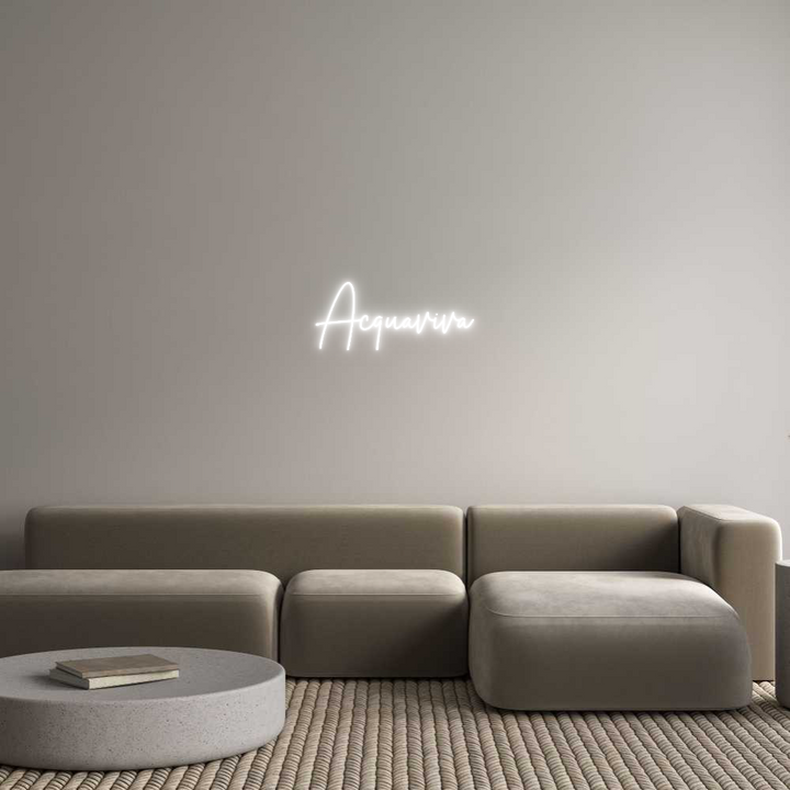 Custom Neon: Acquaviva