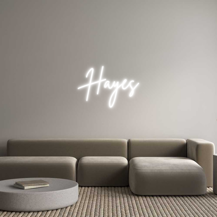 Custom Neon: Hayes