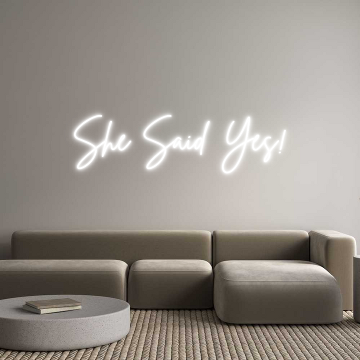 Custom Neon: She Said Yes!
