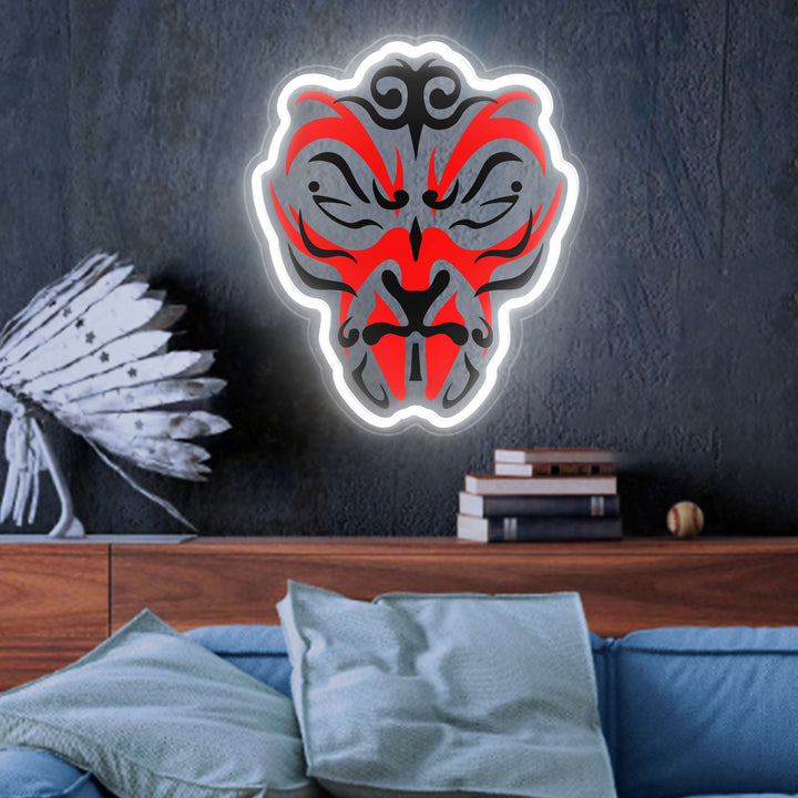 SELICOR Black Myth Wukong Mask Neon Sign