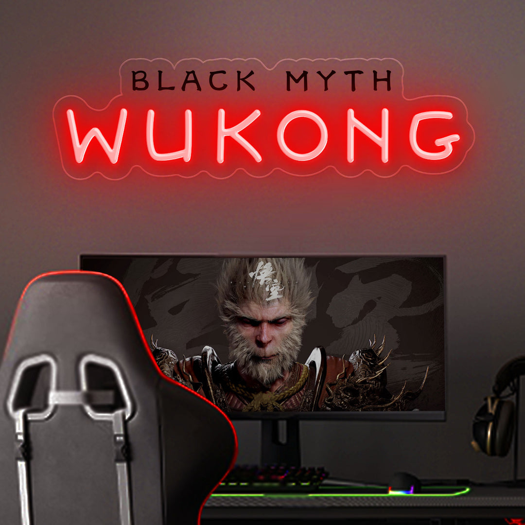 SELICOR Black Myth Wukong Neon Sign Decor Art