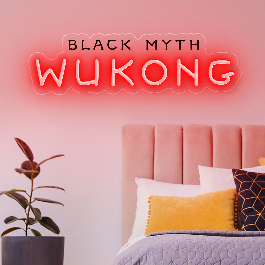 SELICOR Black Myth Wukong Neon Sign Decor Art