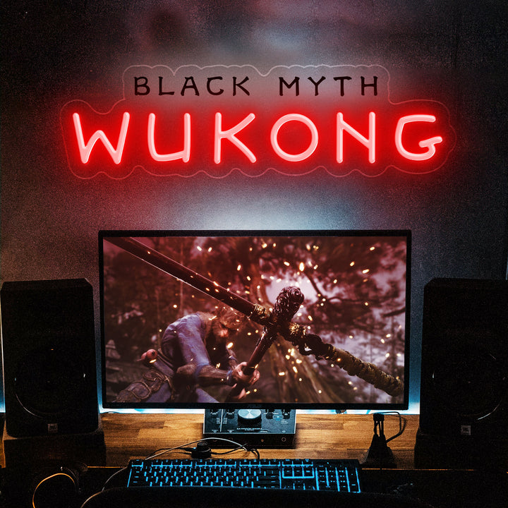 SELICOR Black Myth Wukong Neon Sign Decor Art