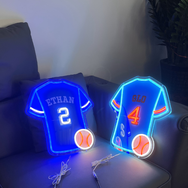 SELICOR Custom Neon Jersey Signs