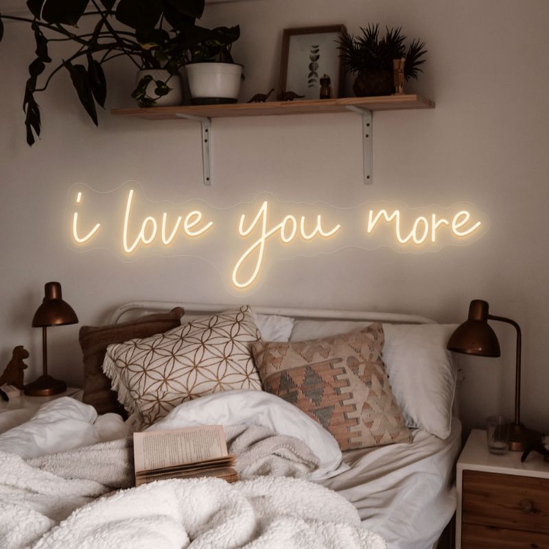 SELICOR Wedding Neon Expressing I Love You More