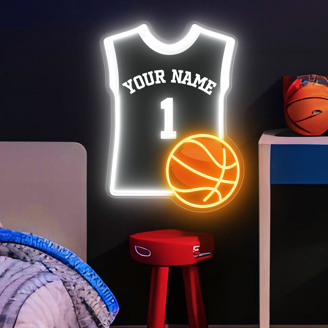 SELICOR Neon Personalized Name For All-Style Basketball  Neon Jerseys