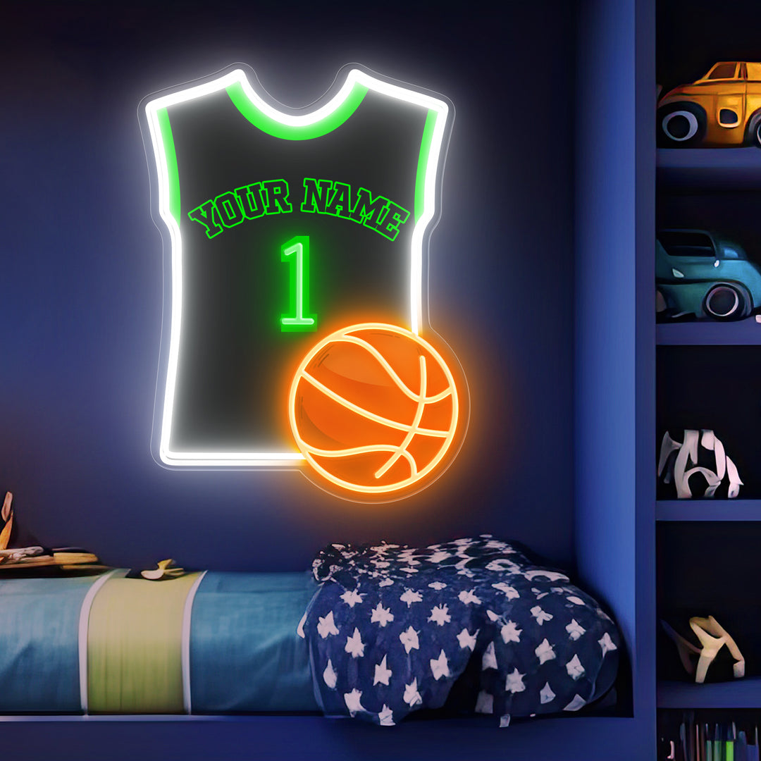 SELICOR Neon Personalized Name For All-Style Basketball  Neon Jerseys