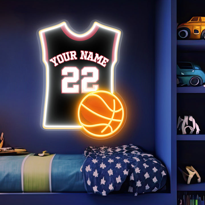 SELICOR Neon Personalized Name For All-Style Basketball  Neon Jerseys