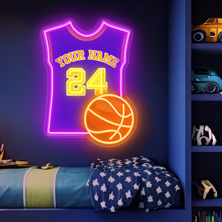 SELICOR Neon Personalized Name For All-Style Basketball  Neon Jerseys