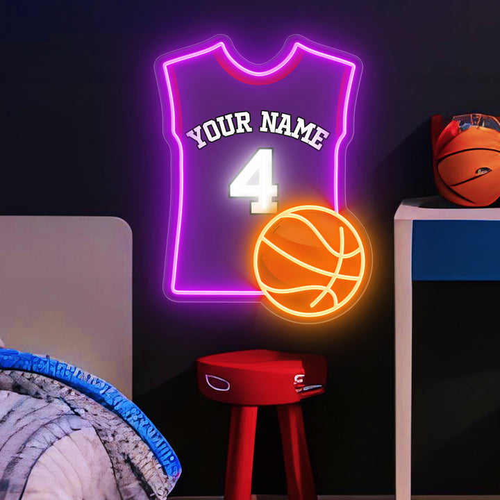 SELICOR Neon Personalized Name For All-Style Basketball  Neon Jerseys