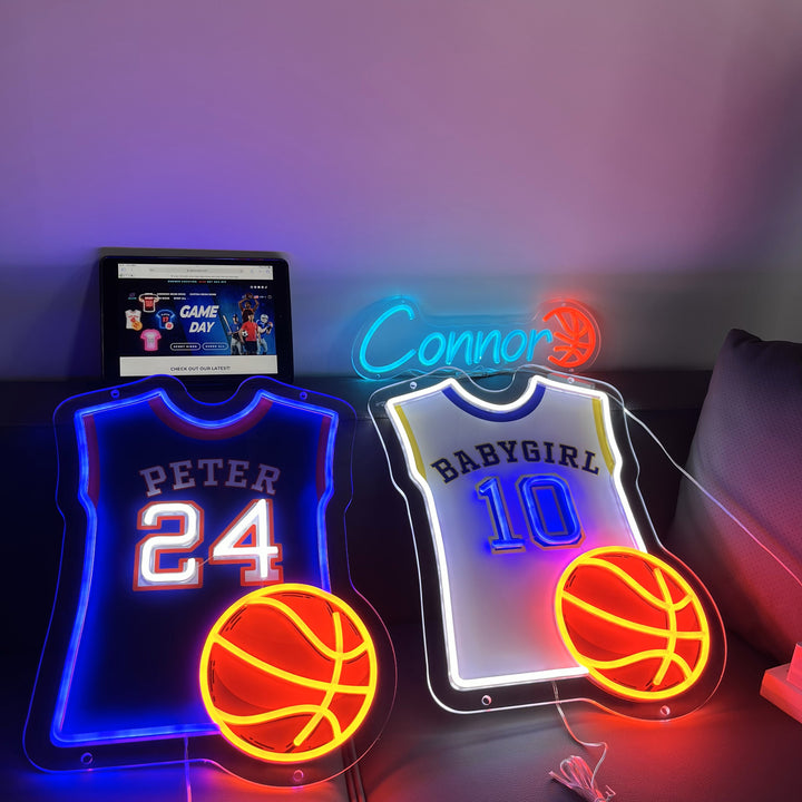 SELICOR Neon Personalized Name For All-Style Basketball  Neon Jerseys