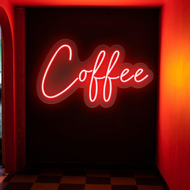 SELICOR Unique Coffee Neon Sign