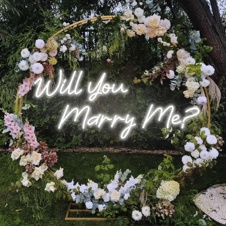 SELICOR Will You Marry Me Engagement Neon Sign