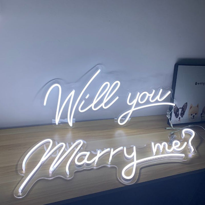SELICOR Will You Marry Me Engagement Neon Decor Party Sign