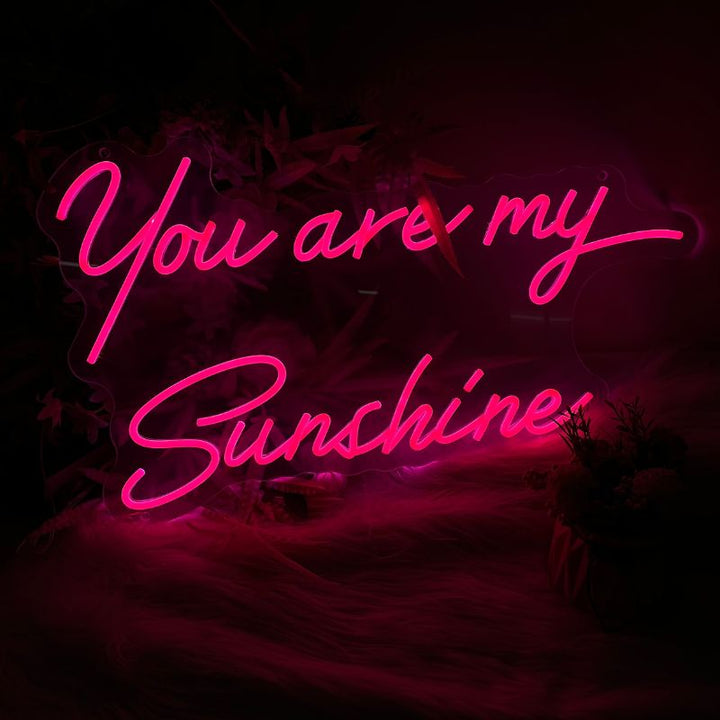 SELICOR You Are My Sunshine Neon Quote Sign Wall Art