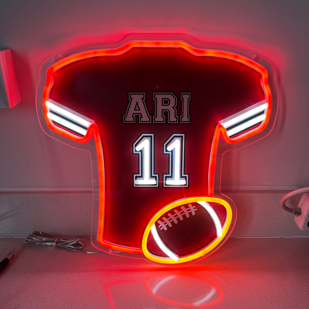 独特の素材 SELICOR_Neon_Personalized_Name トップス
