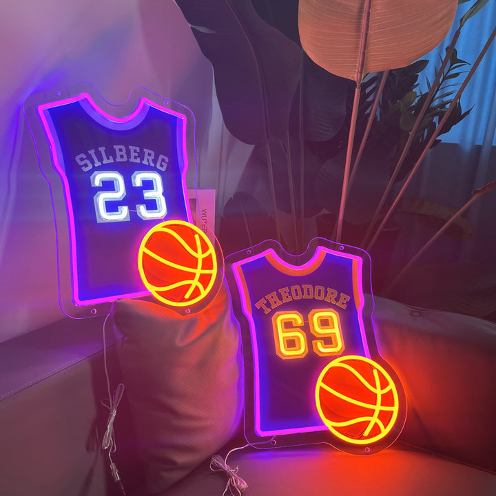 SELICOR Neon Personalized Name For All-Style Basketball  Neon Jerseys