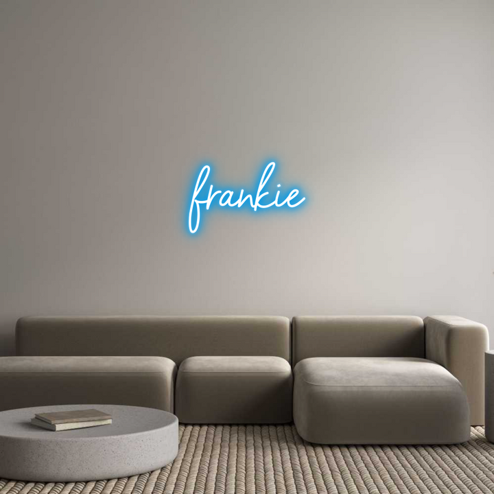 Custom Neon: frankie