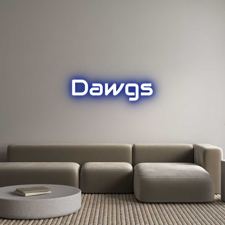 Custom Neon: Dawgs