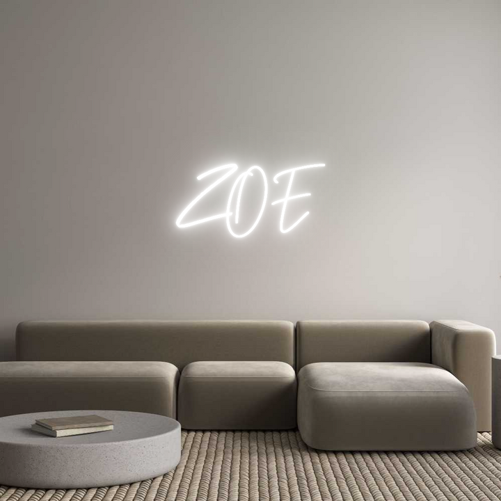 Custom Neon: ZOE