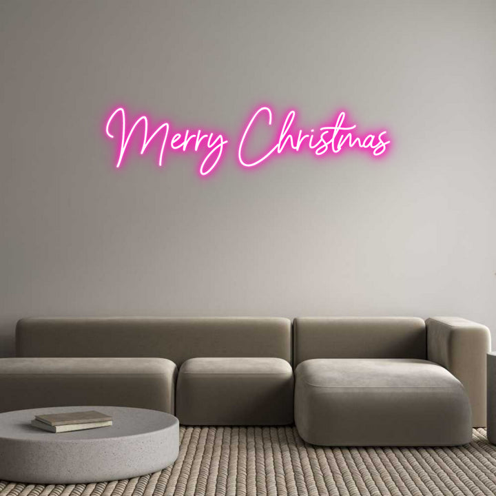 Custom Neon: Merry Christmas