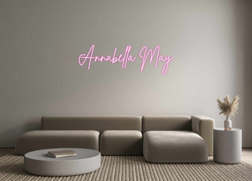 Custom Neon: Annabella May
